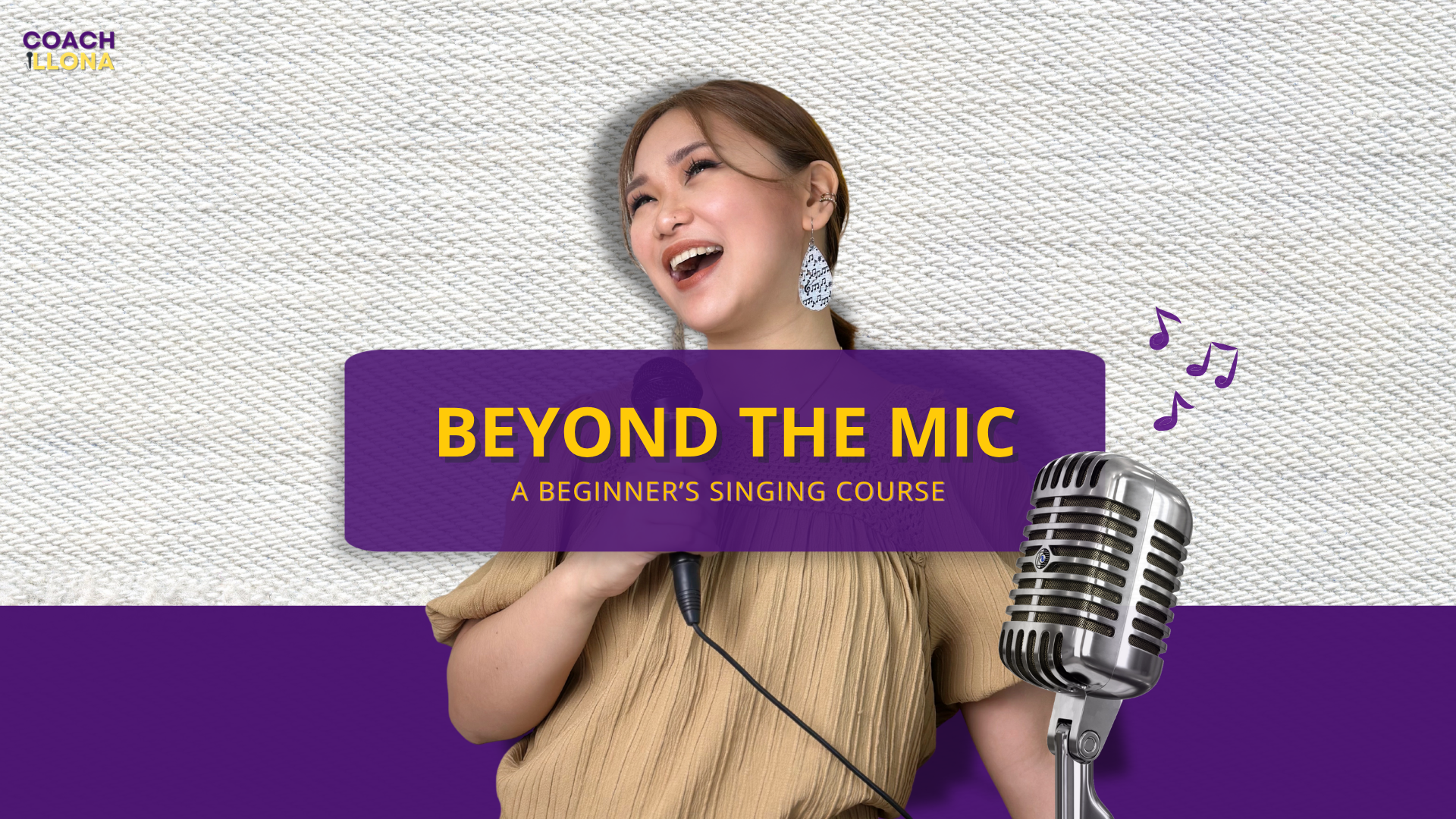 Beyond the Mic beginner singing course by Coach Illona