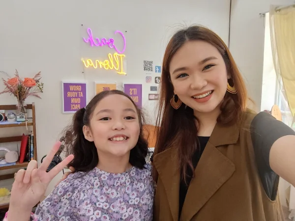 Voice coaching photo shared with Olivia Navarro's testimonial